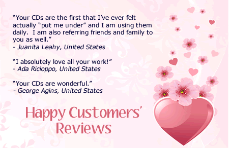 Happy Customer Testimonials - Experience hypnosis