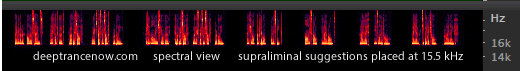 Supraliminal Track Spectral View deeptrancenow.com